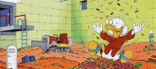 Scrooge McDuck Enjoys Shock: